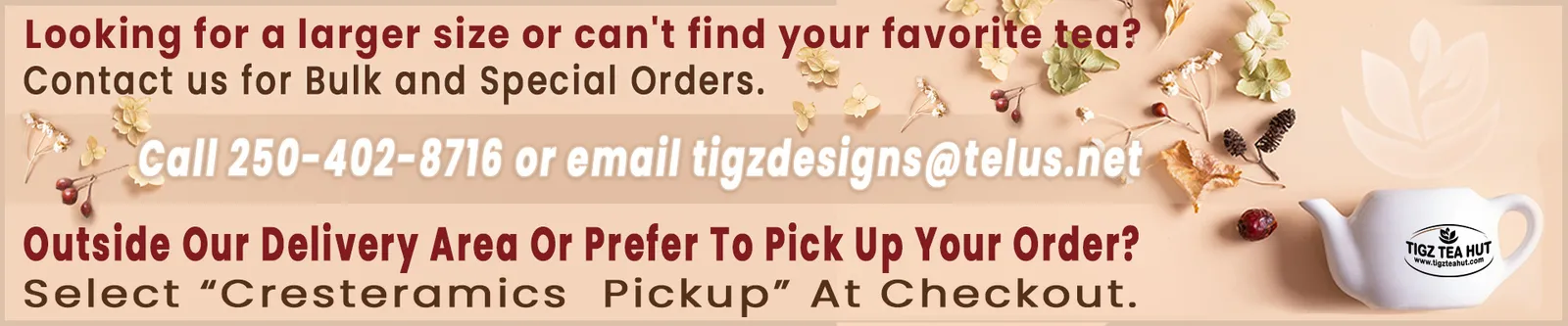 Tea and greeting card pairing